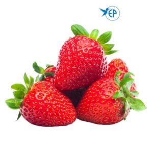 Ripe, red strawberry