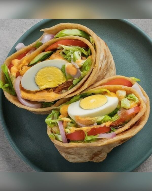 Triple Egg Wheat Paratha Roll