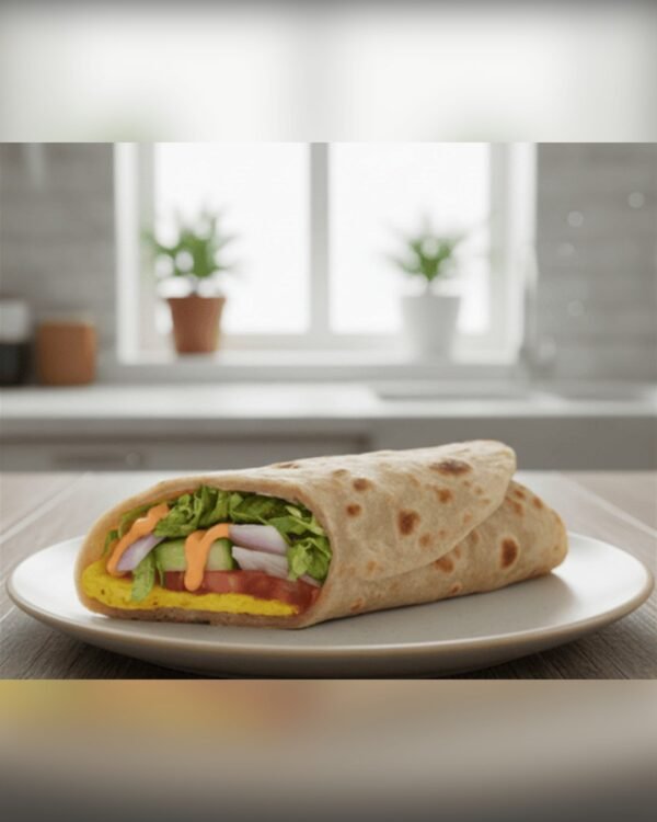 Kolkatta double Egg Wheat Paratha Roll