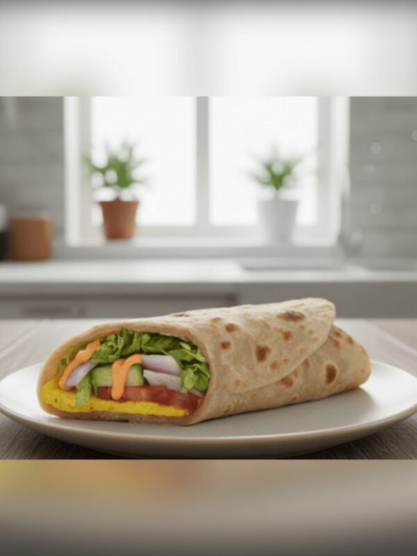 Kolkatta double Egg Wheat Paratha Roll