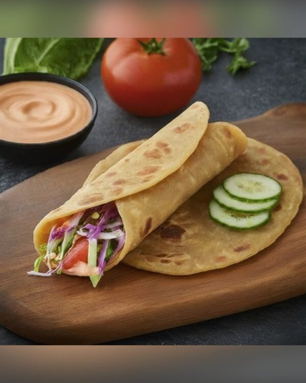 Mix Veggie Wheat Paratha Roll