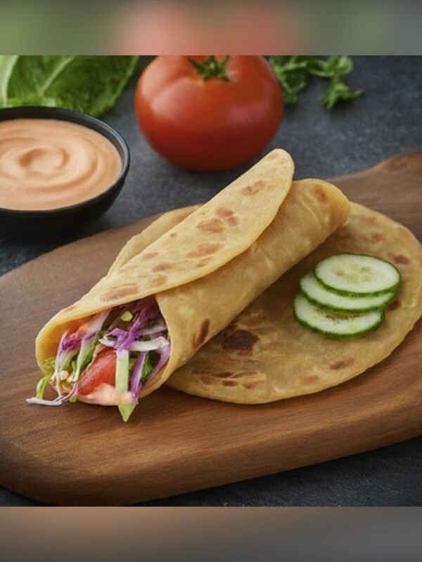 Mix Veggie Wheat Paratha Roll