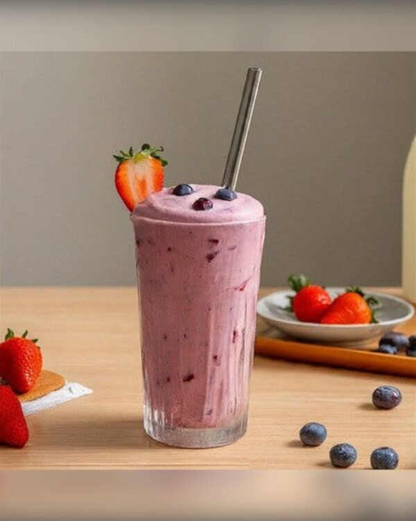 Berry Twin Smoothie (Strawberry Blueberry)