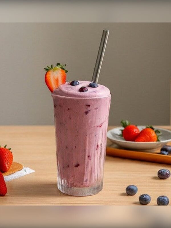 Berry Twin Smoothie (Strawberry Blueberry)