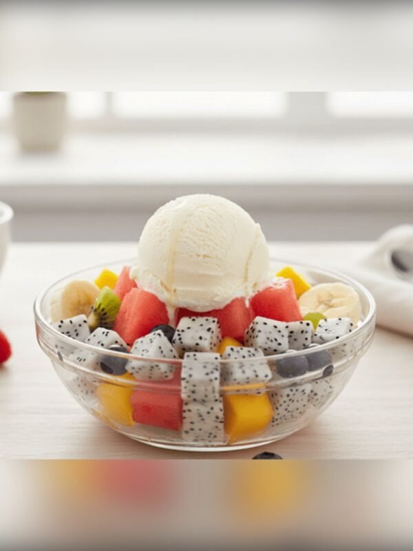 Fruit Salad with fresh cream